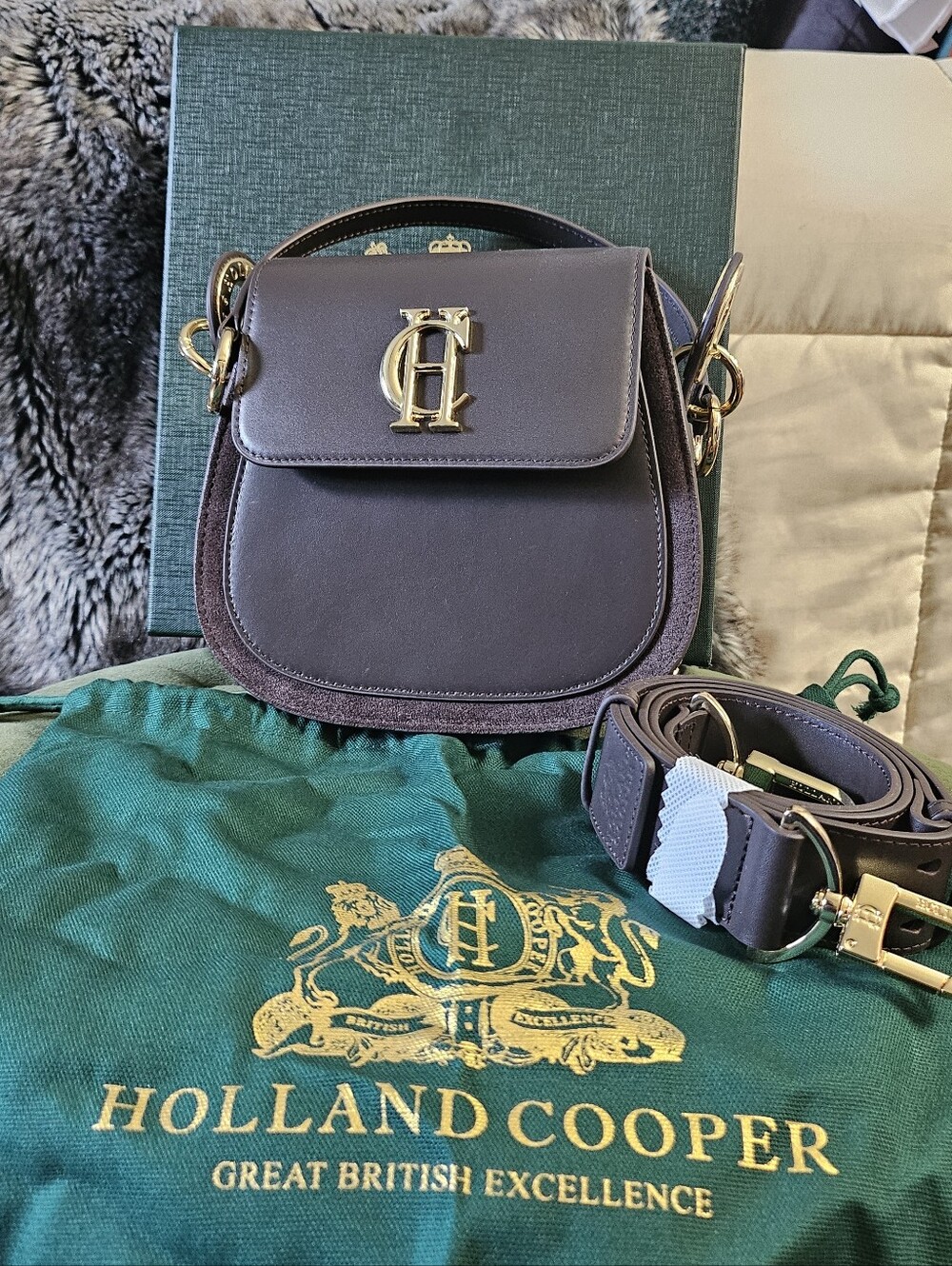 Holland Cooper Chelsea Leather/Suede Chocolate